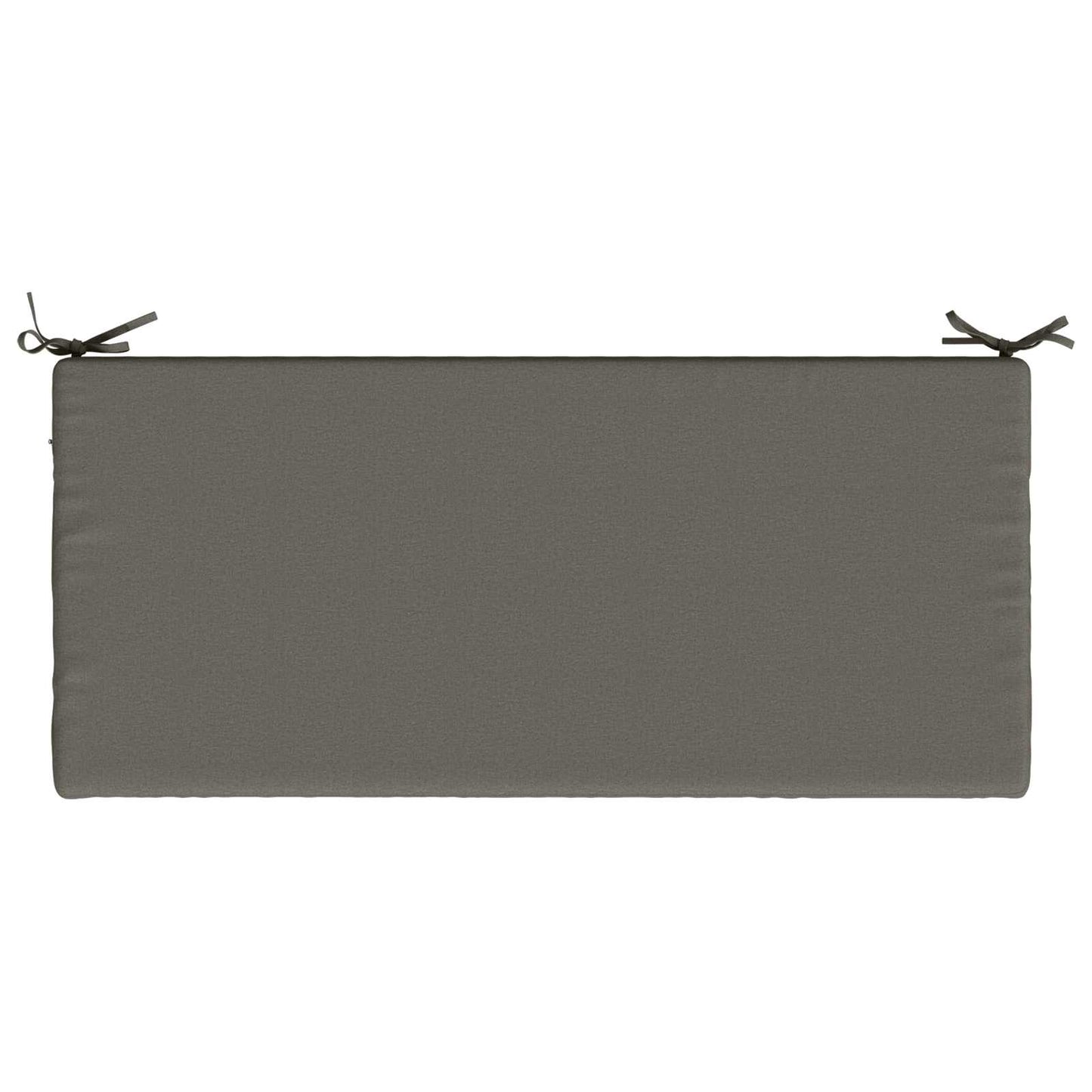 2-Piece Bench Cushions SOEST 2 pcs 100% Polyester Grey