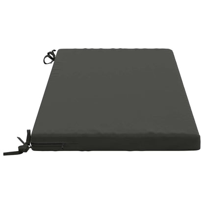 2-Piece Bench Cushions SOEST 2 pcs 100% Polyester Anthracite