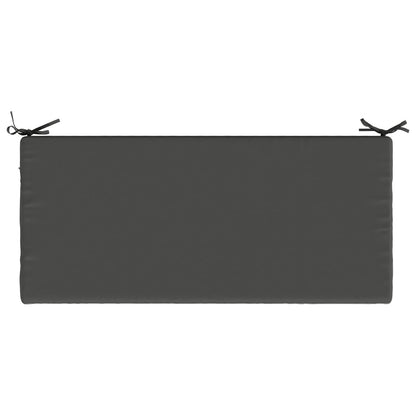 2-Piece Bench Cushions SOEST 2 pcs 100% Polyester Anthracite