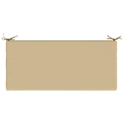 2-Piece Bench Cushions SOEST 2 pcs 100% Polyester Beige
