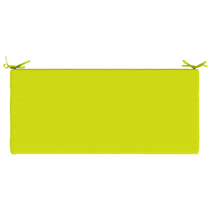 Bench Cushion SOEST 100% Polyester Bright Green 120 x 50 x 5 cm