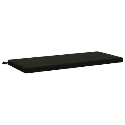 2-Piece Bench Cushions SOEST 2 pcs 100% Polyester Black