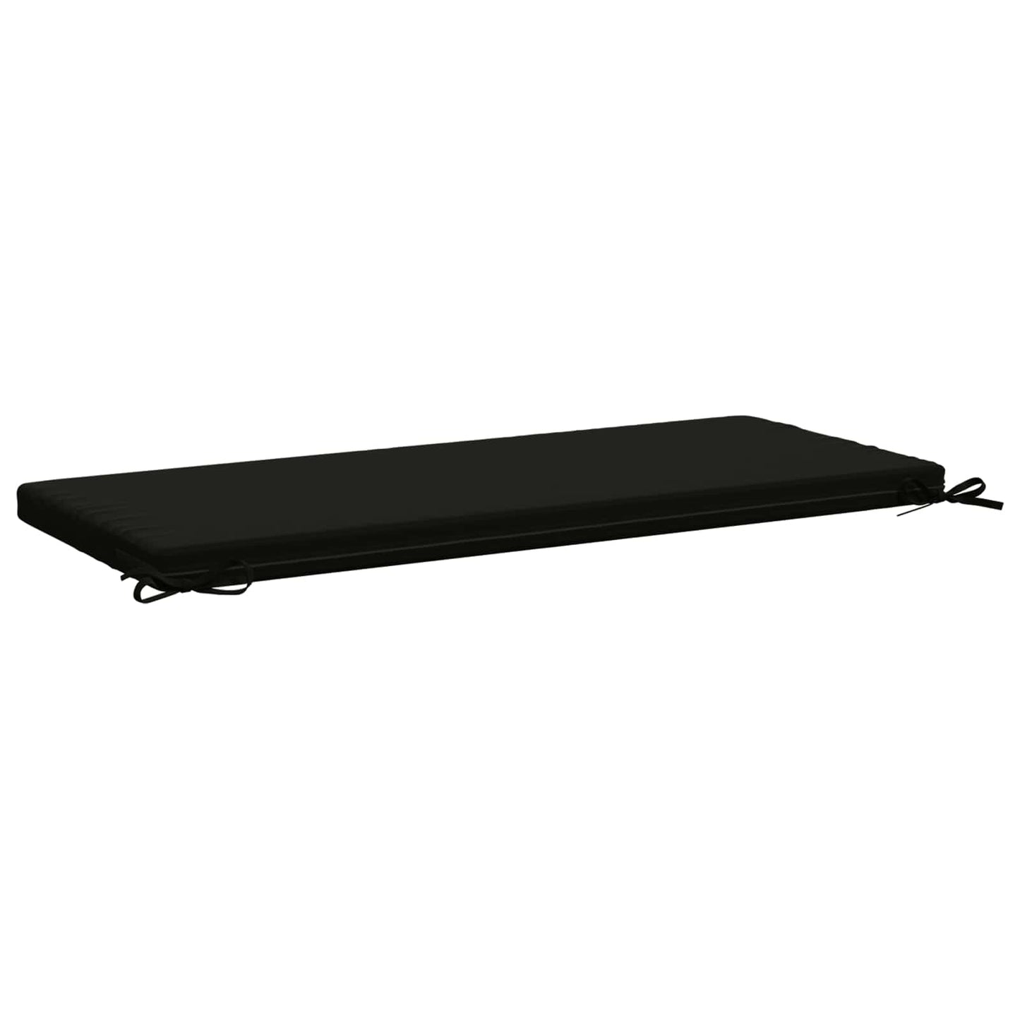 2-Piece Bench Cushions SOEST 2 pcs 100% Polyester Black