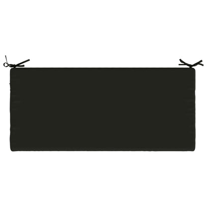 2-Piece Bench Cushions SOEST 2 pcs 100% Polyester Black