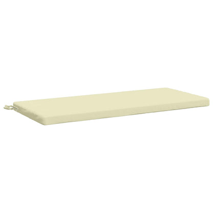 2-Piece Bench Cushions SOEST 2 pcs 100% Polyester Cream