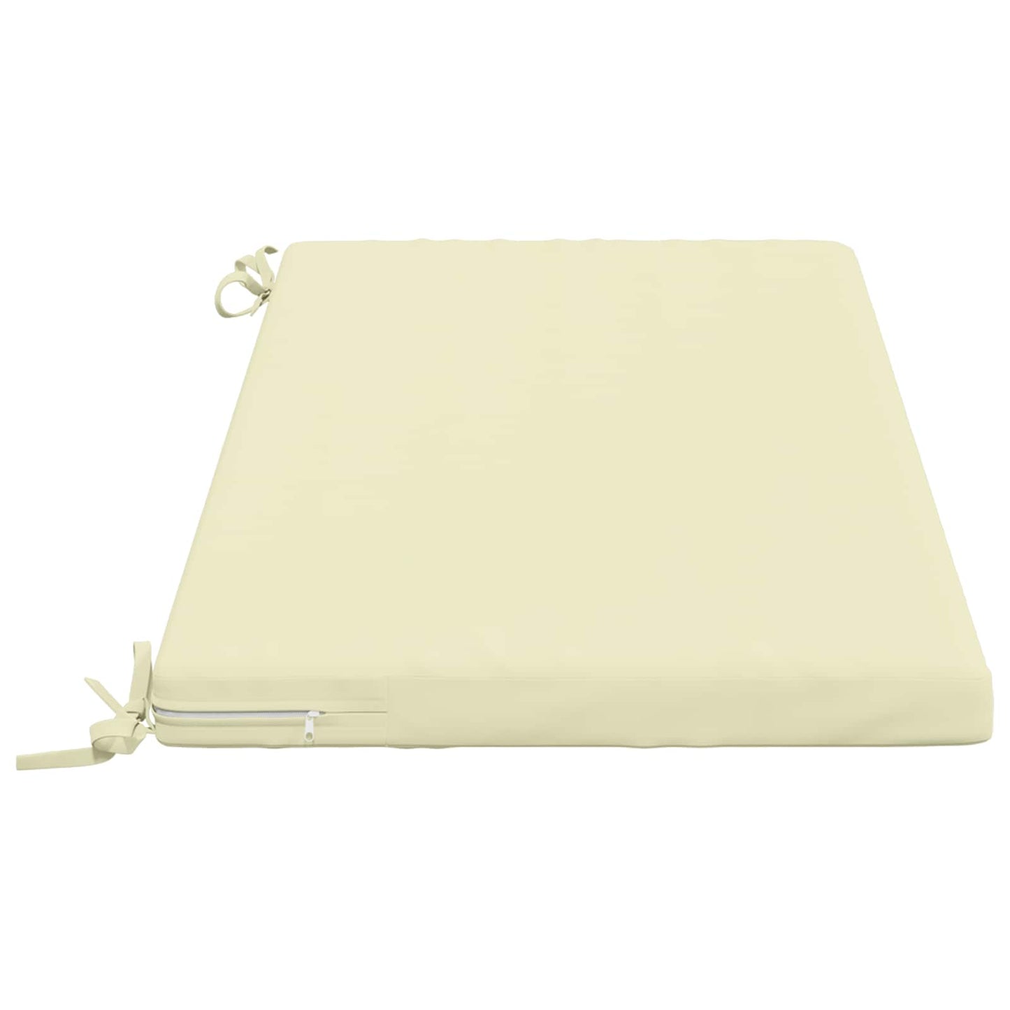 2-Piece Bench Cushions SOEST 2 pcs 100% Polyester Cream