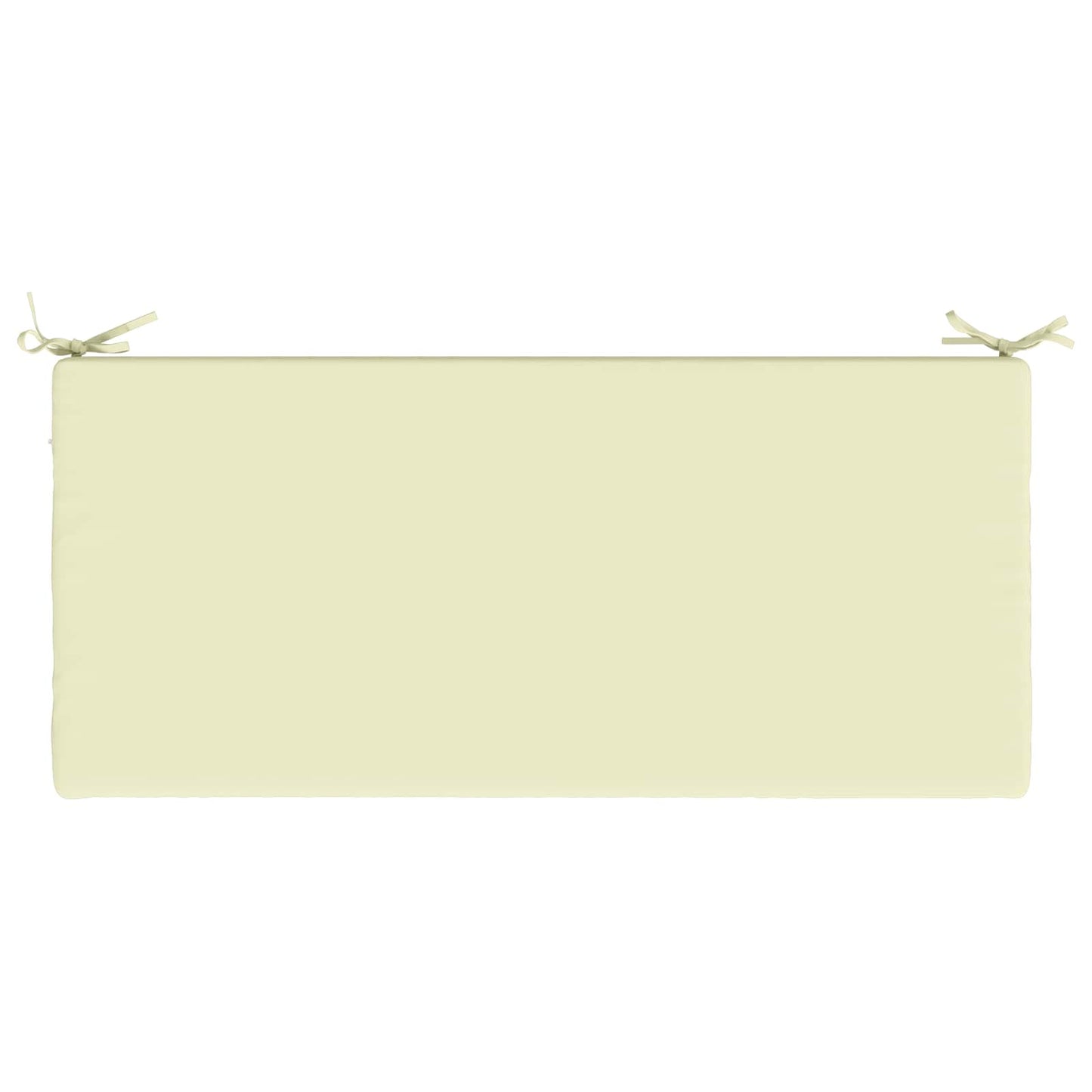 2-Piece Bench Cushions SOEST 2 pcs 100% Polyester Cream