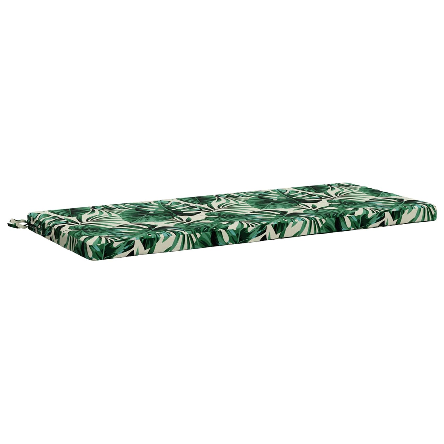 Bench Cushion SOEST 100% Polyester Leaf Pattern 120 x 50 x 5 cm