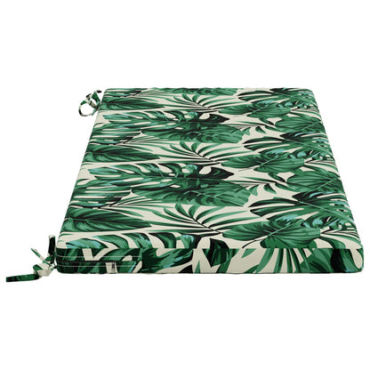 Bench Cushion SOEST 100% Polyester Leaf Pattern 120 x 50 x 5 cm