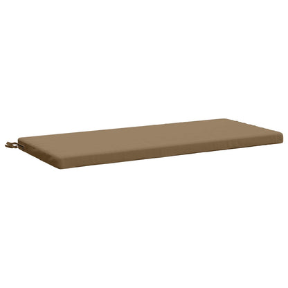 Bench Cushion SOEST 100% Polyester Taupe 120 x 50 x 5 cm