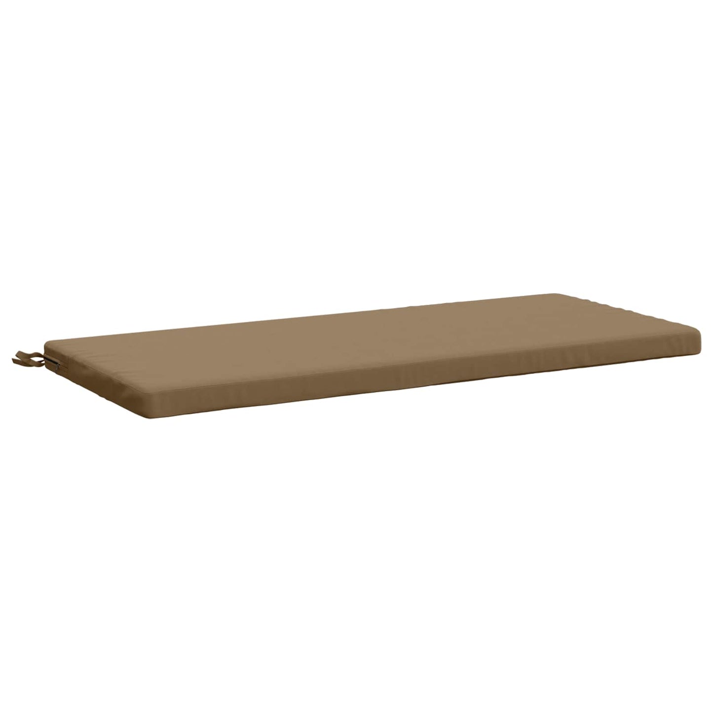 2-Piece Bench Cushions SOEST 2 pcs 100% Polyester Taupe