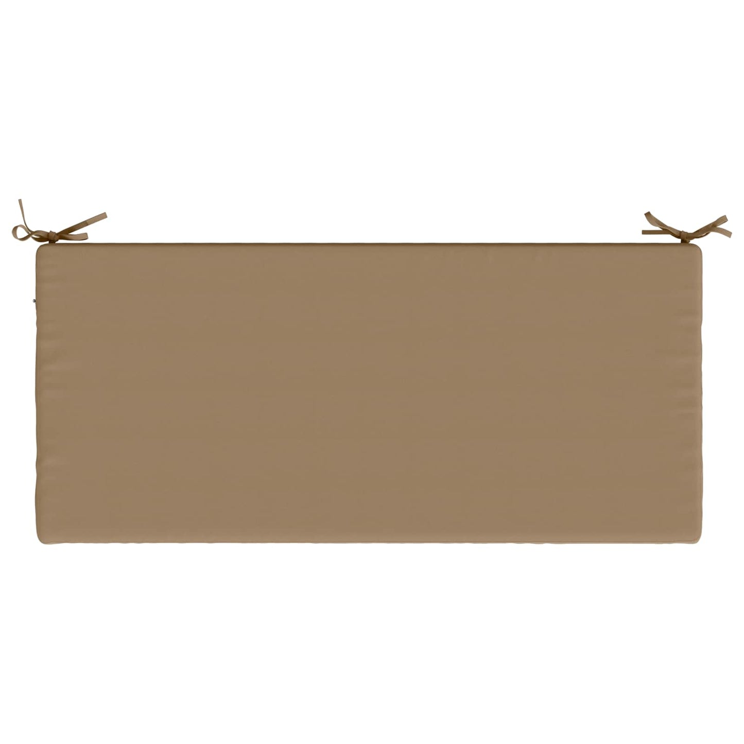 2-Piece Bench Cushions SOEST 2 pcs 100% Polyester Taupe
