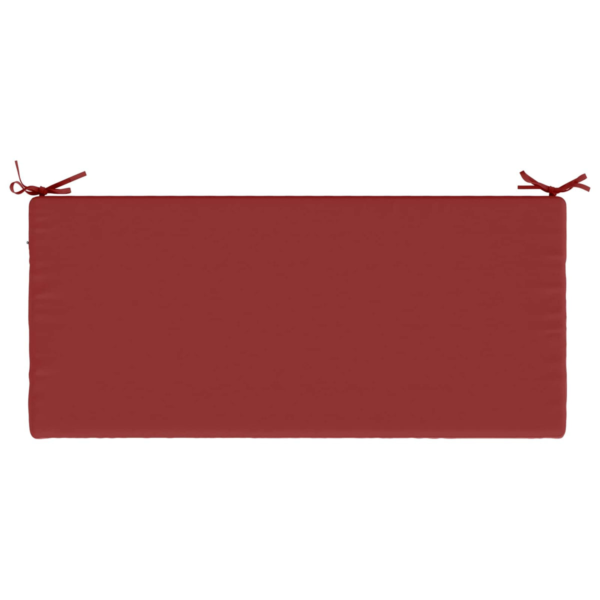 Bench Cushion SOEST 100% Polyester Wine Red 120 x 50 x 5 cm