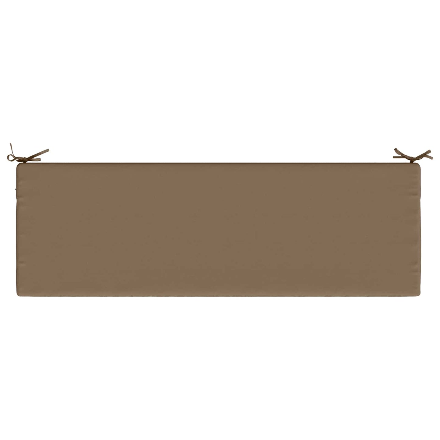 2-Piece Bench Cushions SOEST 2 pcs 100% Polyester Taupe