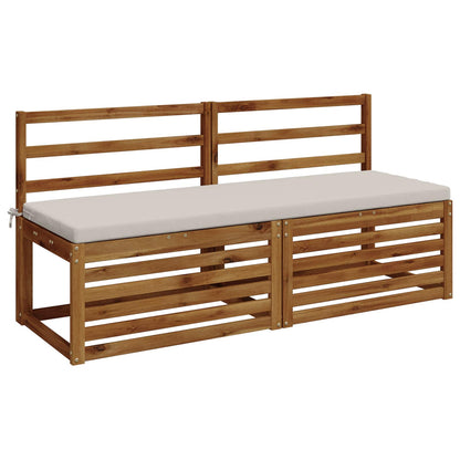 2-Piece Bench Cushions SOEST 2 pcs 100% Polyester White