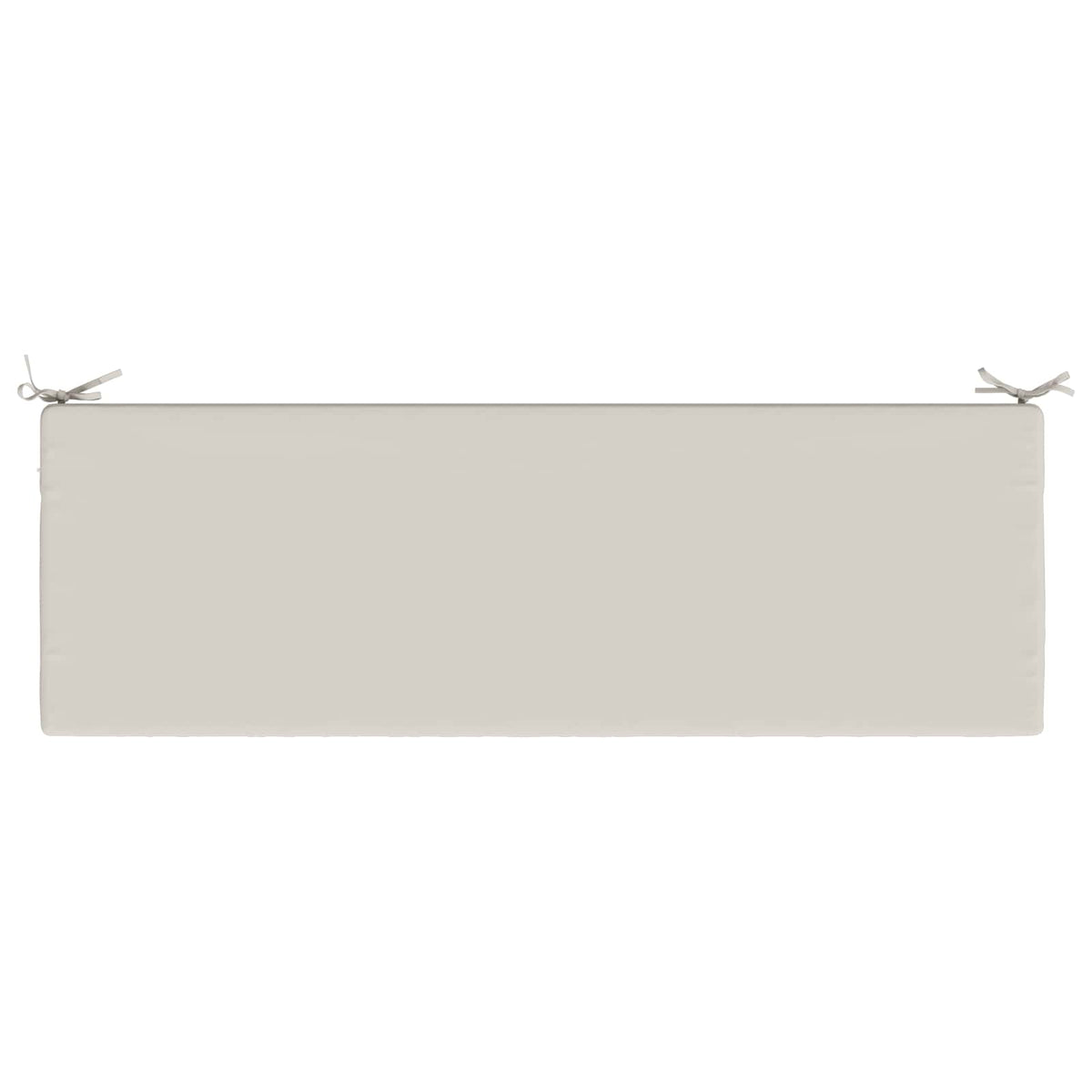 2-Piece Bench Cushions SOEST 2 pcs 100% Polyester White