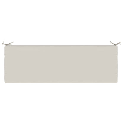 2-Piece Bench Cushions SOEST 2 pcs 100% Polyester White