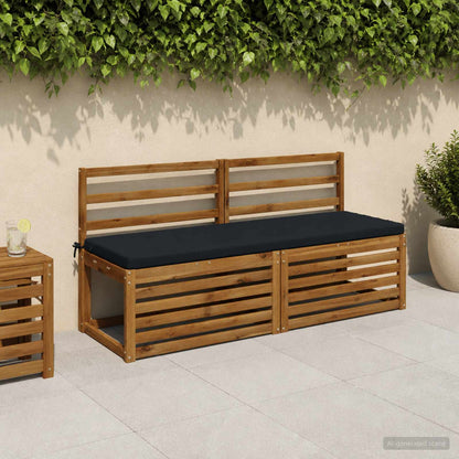 Bench Cushion SOEST 100% Polyester Dark Blue 140 x 50 x 5 cm