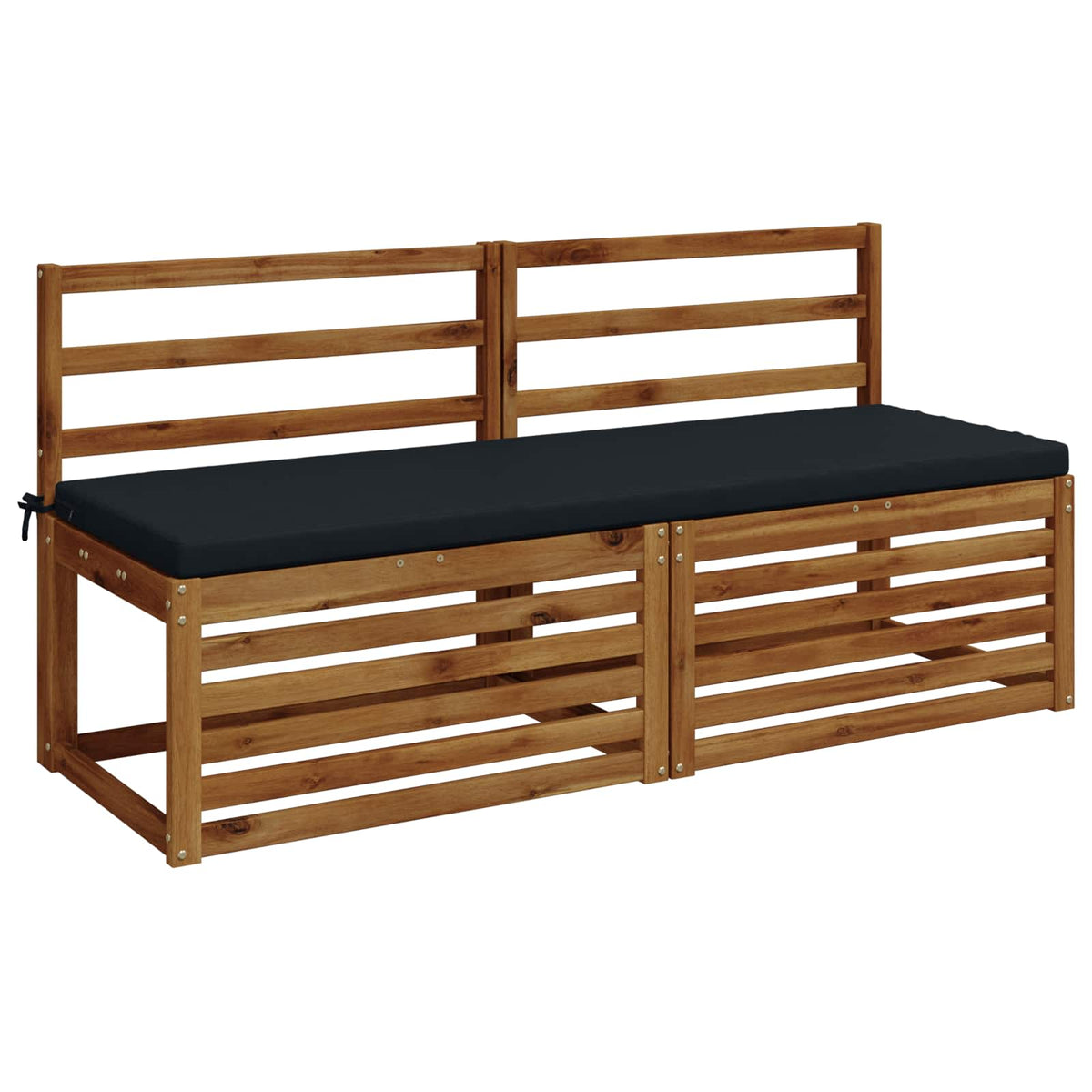 2-Piece Bench Cushions SOEST 2 pcs 100% Polyester Dark Blue
