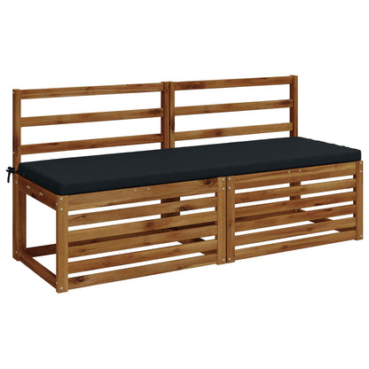 2-Piece Bench Cushions SOEST 2 pcs 100% Polyester Dark Blue