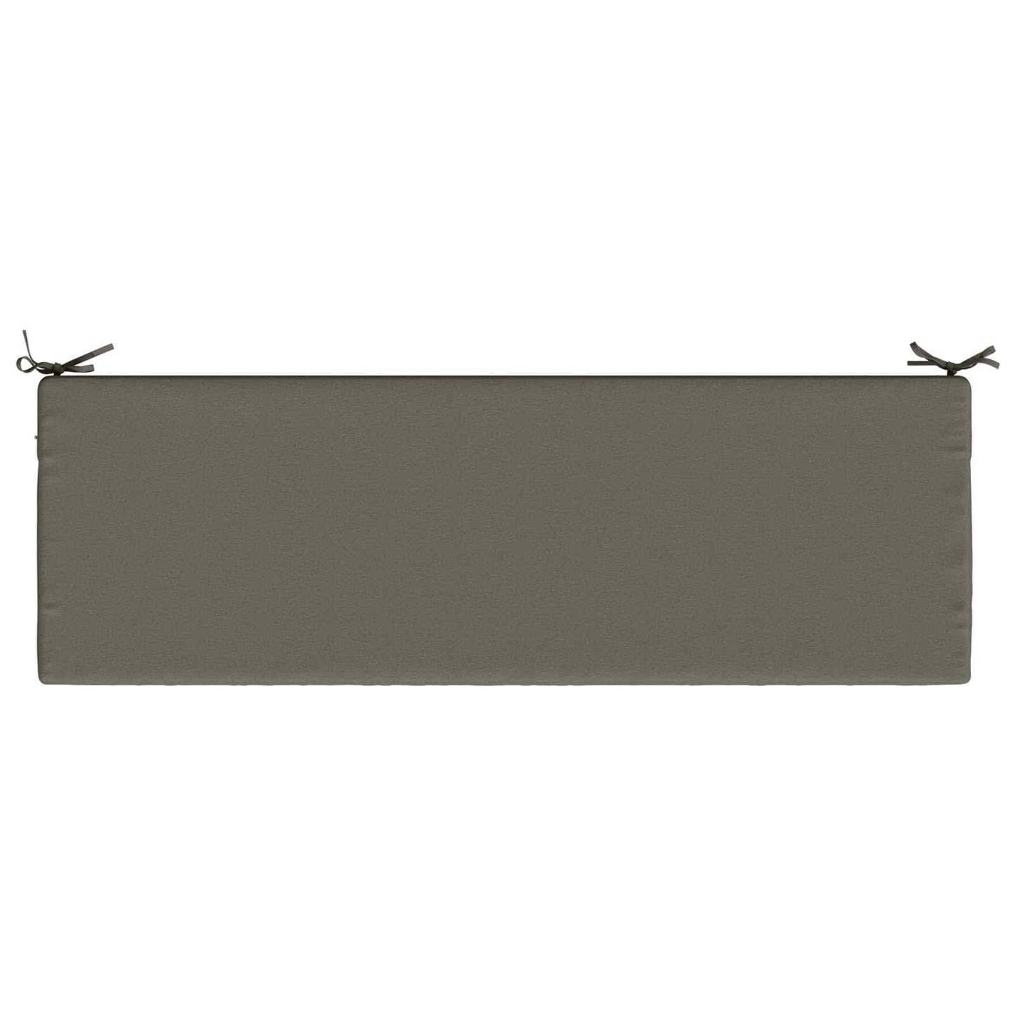 Bench Cushion SOEST 100% Polyester Grey 140 x 50 x 5 cm