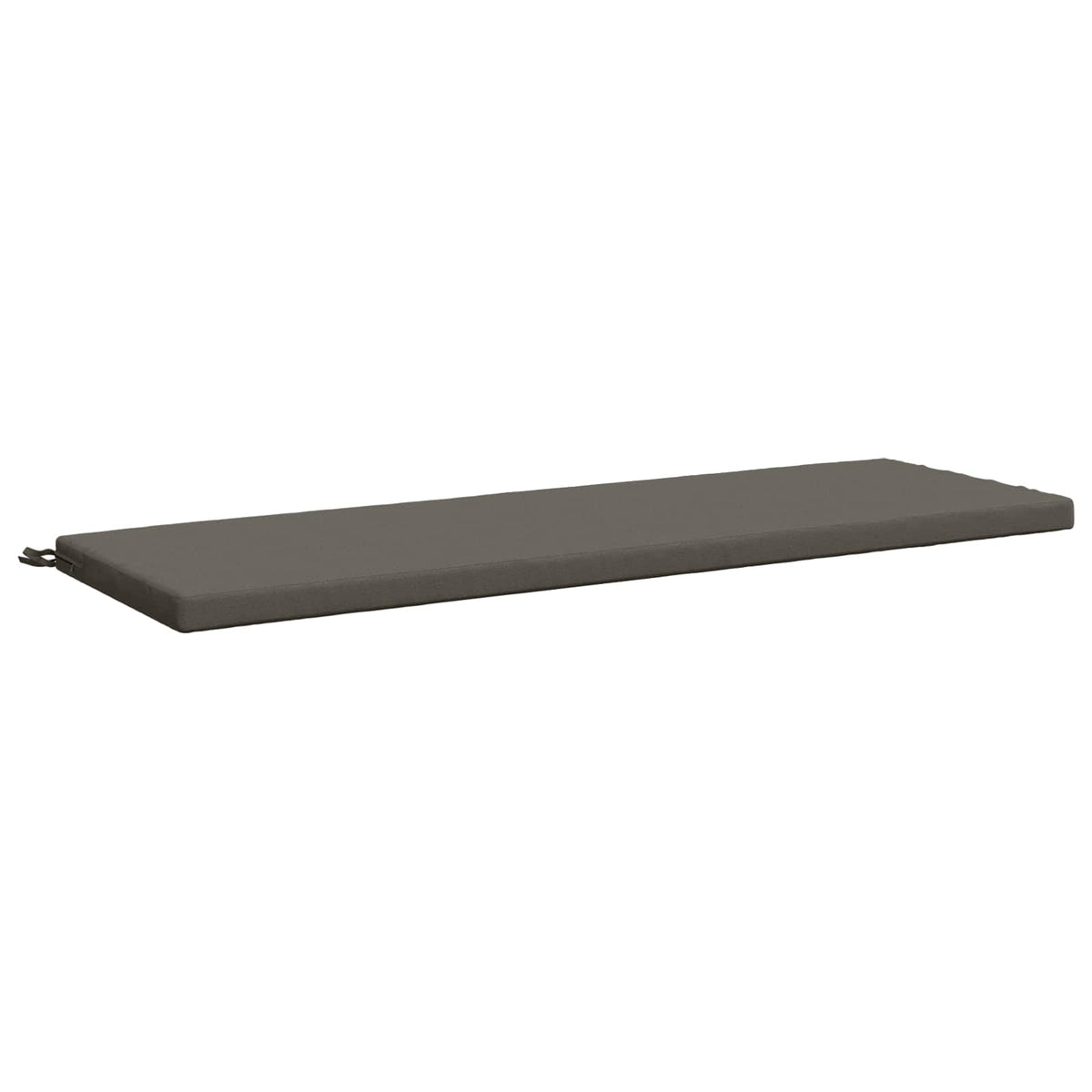 2-Piece Bench Cushions SOEST 2 pcs 100% Polyester Grey
