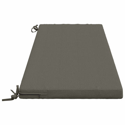 2-Piece Bench Cushions SOEST 2 pcs 100% Polyester Grey