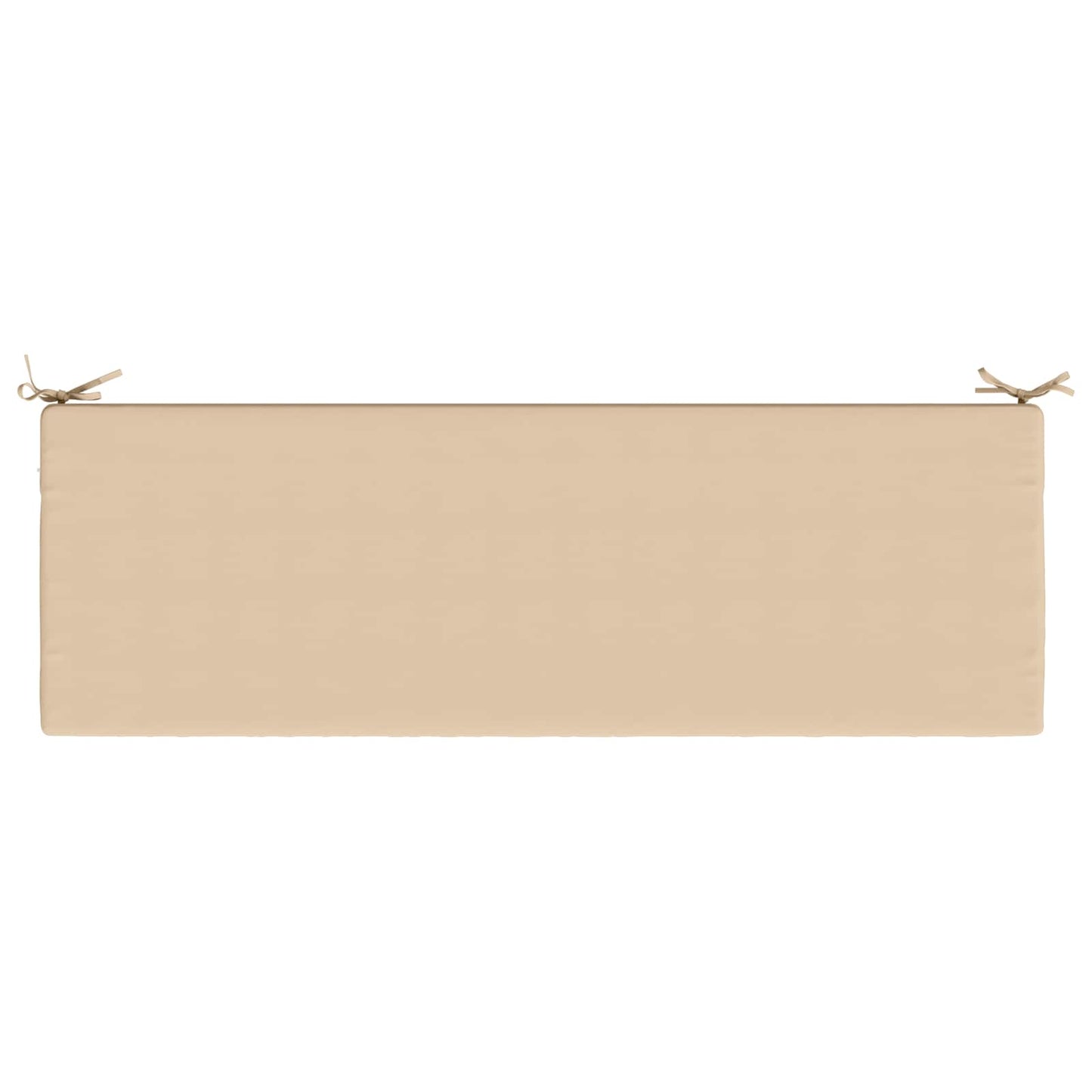 2-Piece Bench Cushions SOEST 2 pcs 100% Polyester Cream