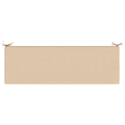 2-Piece Bench Cushions SOEST 2 pcs 100% Polyester Cream