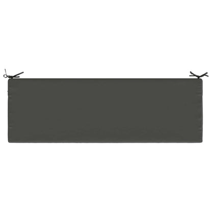 2-Piece Bench Cushions SOEST 2 pcs 100% Polyester Anthracite
