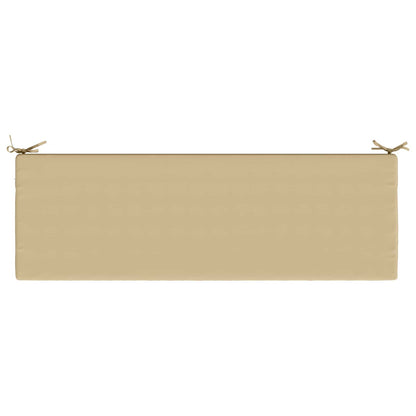 Bench Cushion SOEST 100% Polyester Beige 140 x 50 x 5 cm