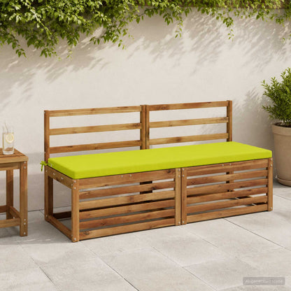 2-Piece Bench Cushions SOEST 2 pcs 100% Polyester Bright Green