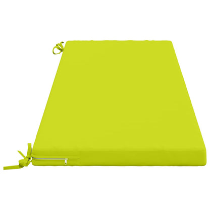 2-Piece Bench Cushions SOEST 2 pcs 100% Polyester Bright Green
