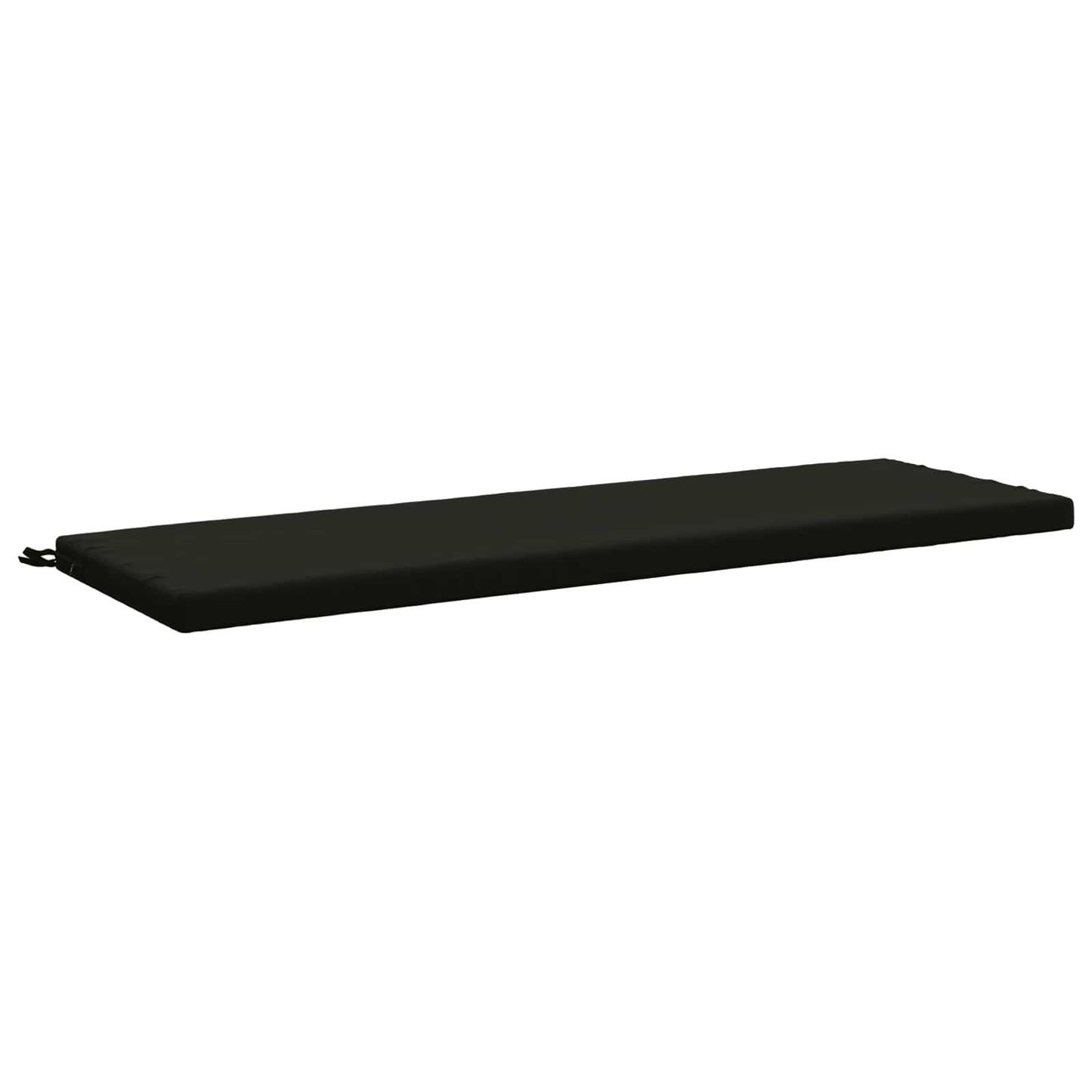 2-Piece Bench Cushions SOEST 2 pcs 100% Polyester Black