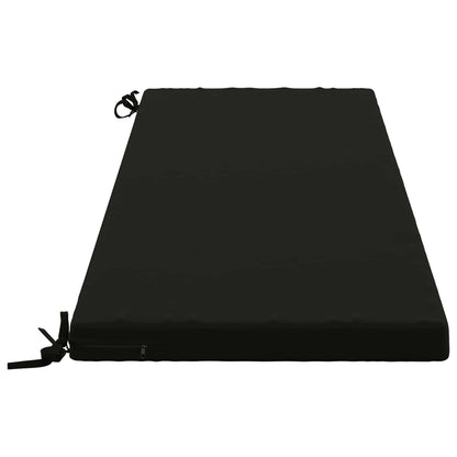 2-Piece Bench Cushions SOEST 2 pcs 100% Polyester Black