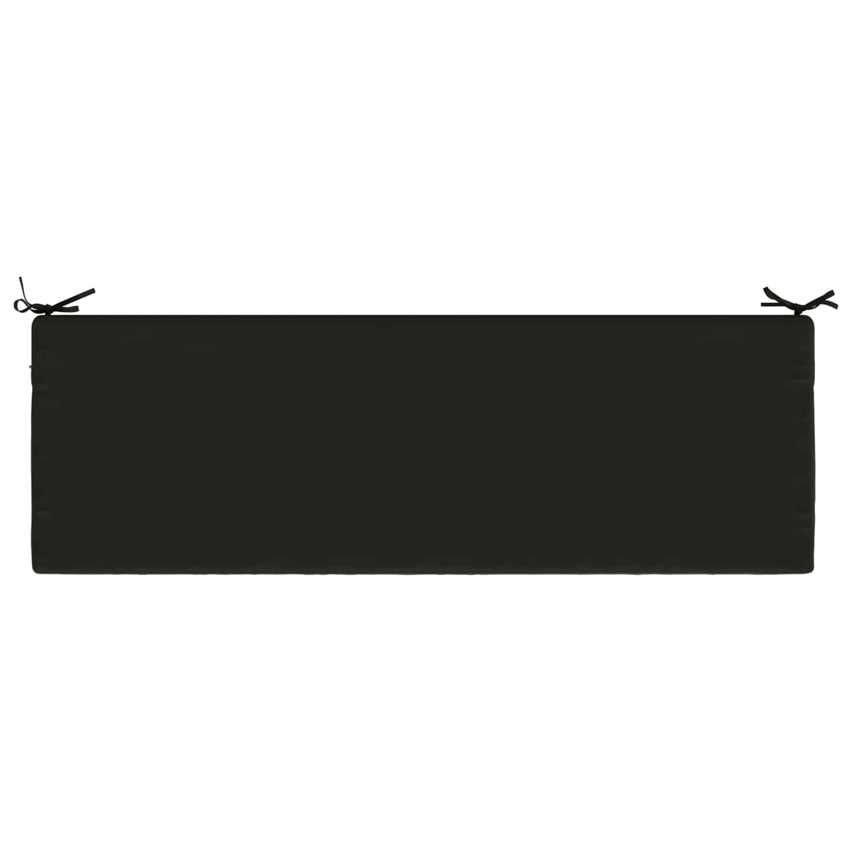 2-Piece Bench Cushions SOEST 2 pcs 100% Polyester Black
