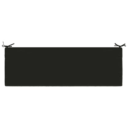 2-Piece Bench Cushions SOEST 2 pcs 100% Polyester Black
