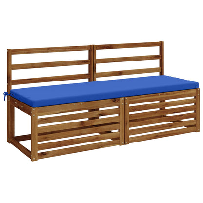 2-Piece Bench Cushions SOEST 2 pcs 100% Polyester Royal Blue