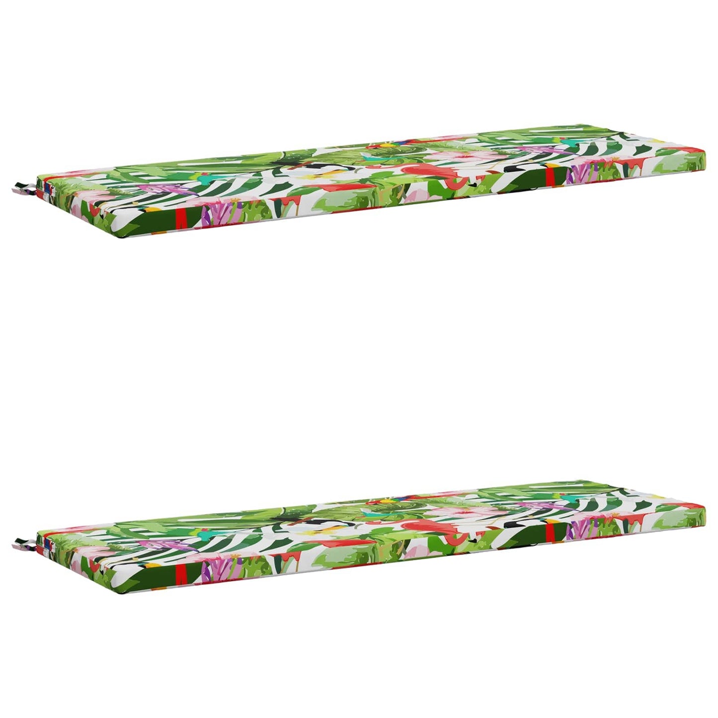 2-Piece Bench Cushions SOEST 2 pcs 100% Polyester Multicolour