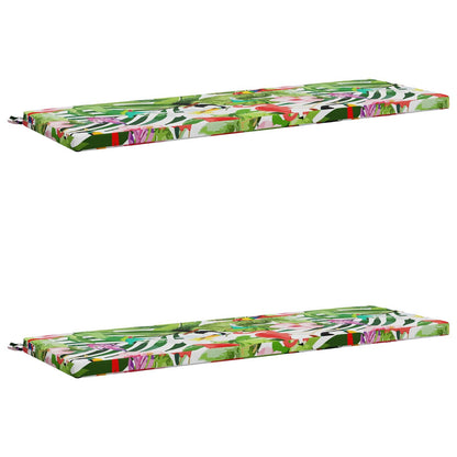 2-Piece Bench Cushions SOEST 2 pcs 100% Polyester Multicolour