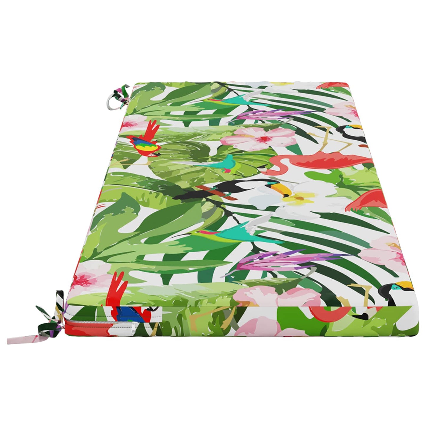 2-Piece Bench Cushions SOEST 2 pcs 100% Polyester Multicolour