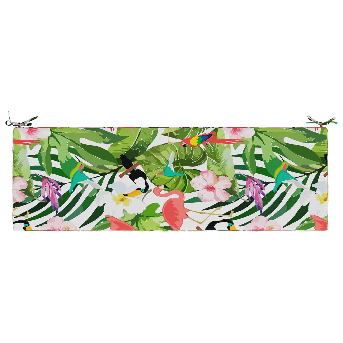 2-Piece Bench Cushions SOEST 2 pcs 100% Polyester Multicolour