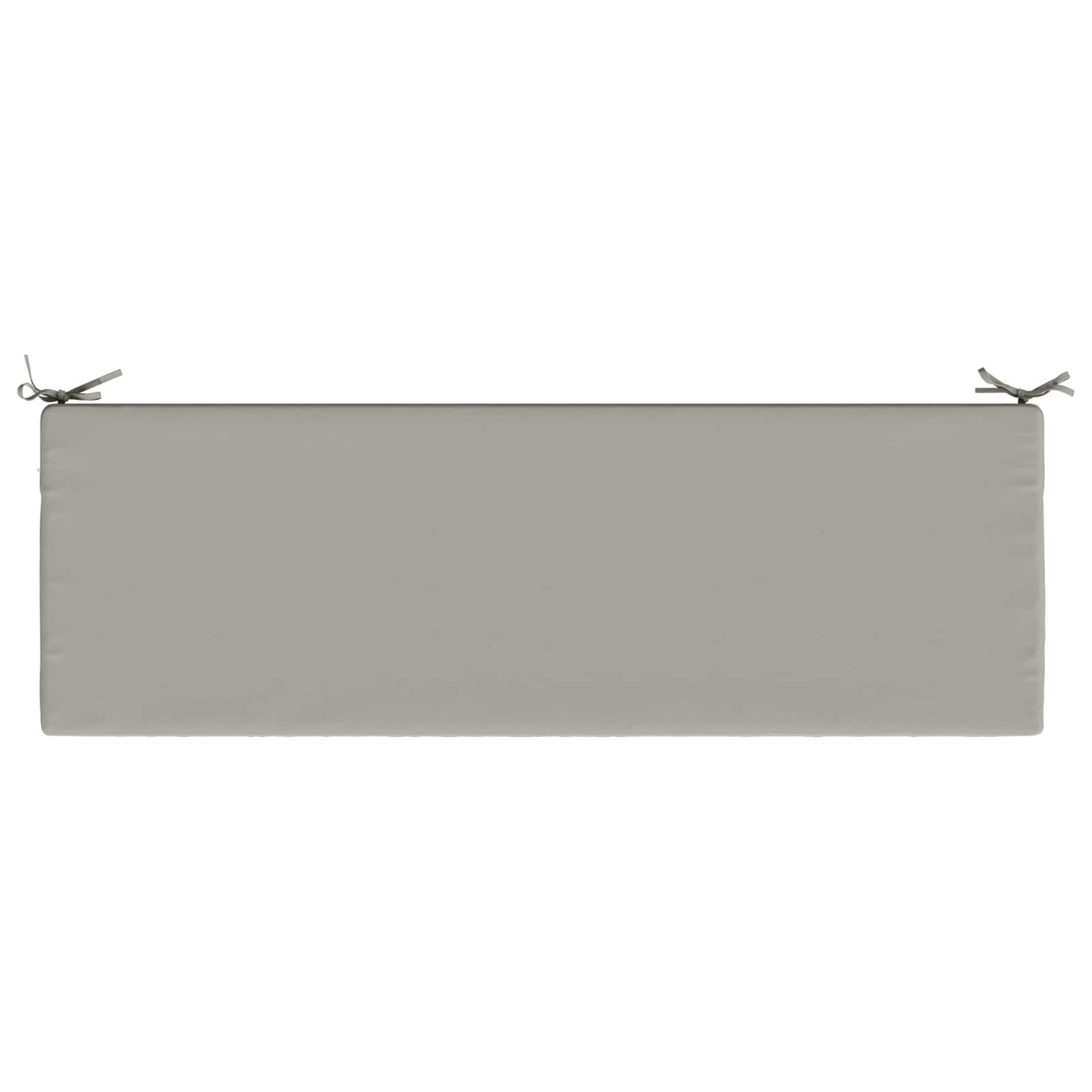 Bench Cushion SOEST 100% Polyester Grey 140 x 50 x 5 cm