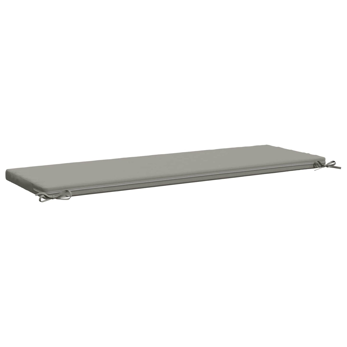 2-Piece Bench Cushions SOEST 2 pcs 100% Polyester Grey