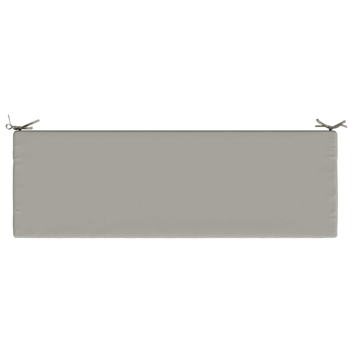 2-Piece Bench Cushions SOEST 2 pcs 100% Polyester Grey