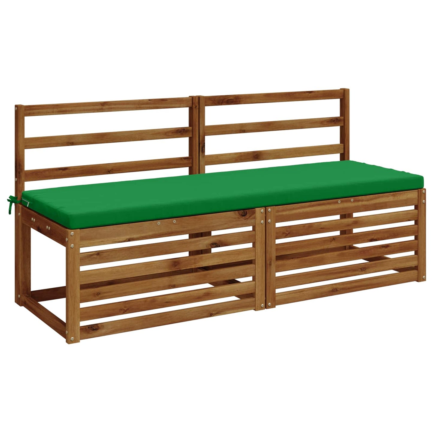 2-Piece Bench Cushions SOEST 2 pcs 100% Polyester Green