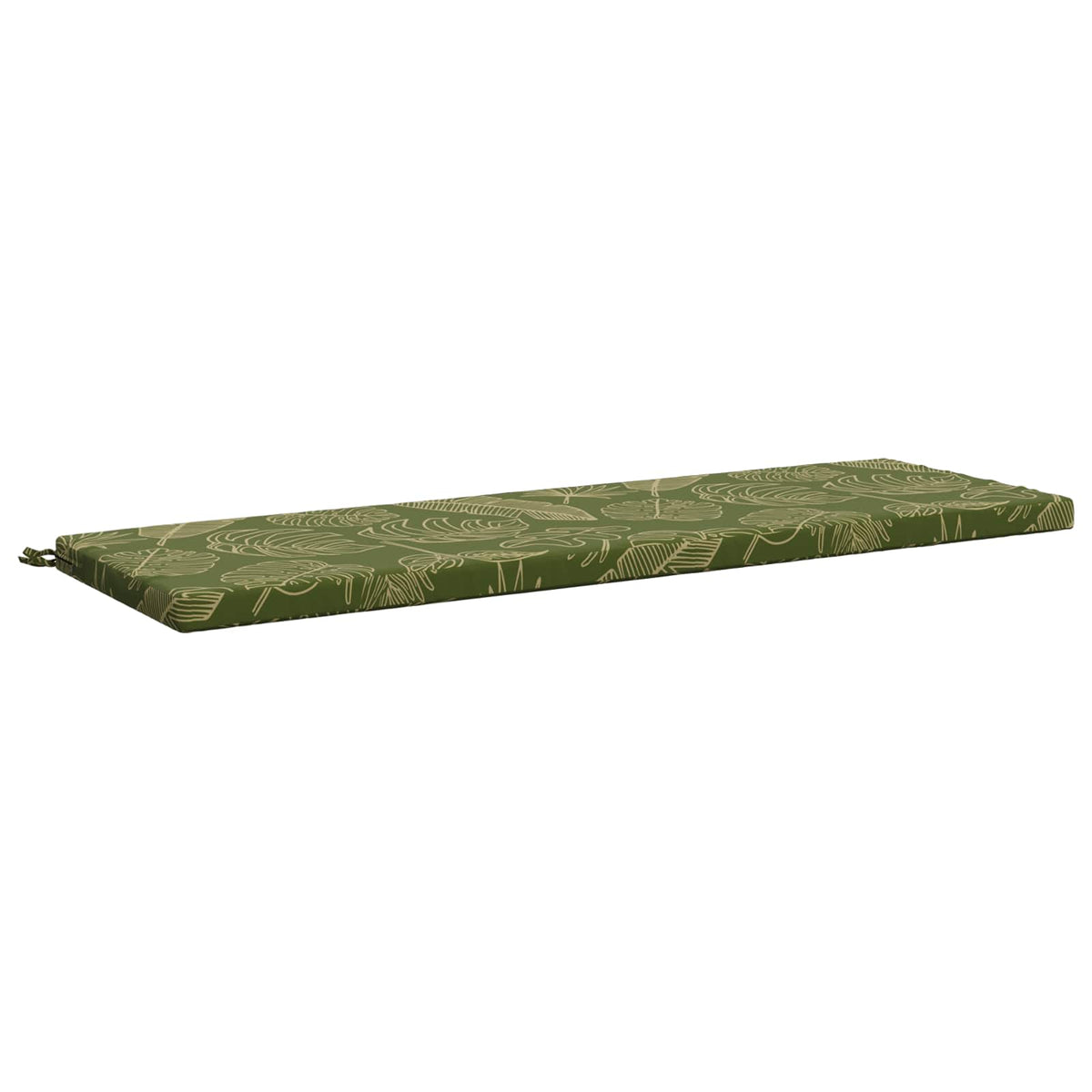 2-Piece Bench Cushions SOEST 2 pcs 100% Polyester Leaf Design