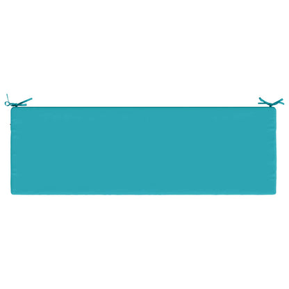 Bench Cushion SOEST 100% Polyester Turquoise 140 x 50 x 5 cm