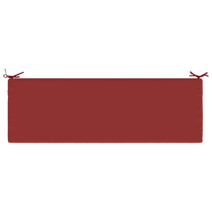 2-Piece Bench Cushions SOEST 2 pcs 100% Polyester Wine Red