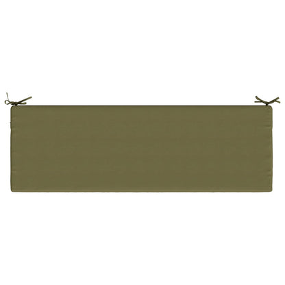 2-Piece Bench Cushions SOEST 2 pcs 100% Polyester Olive Green